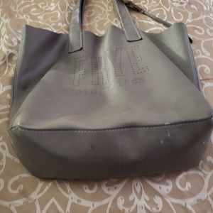 FRYE Gray leather tote